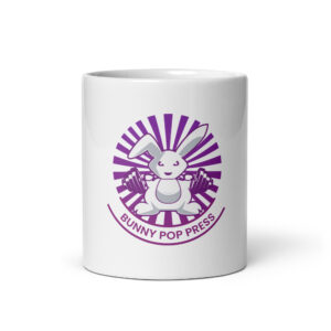 White glossy mug